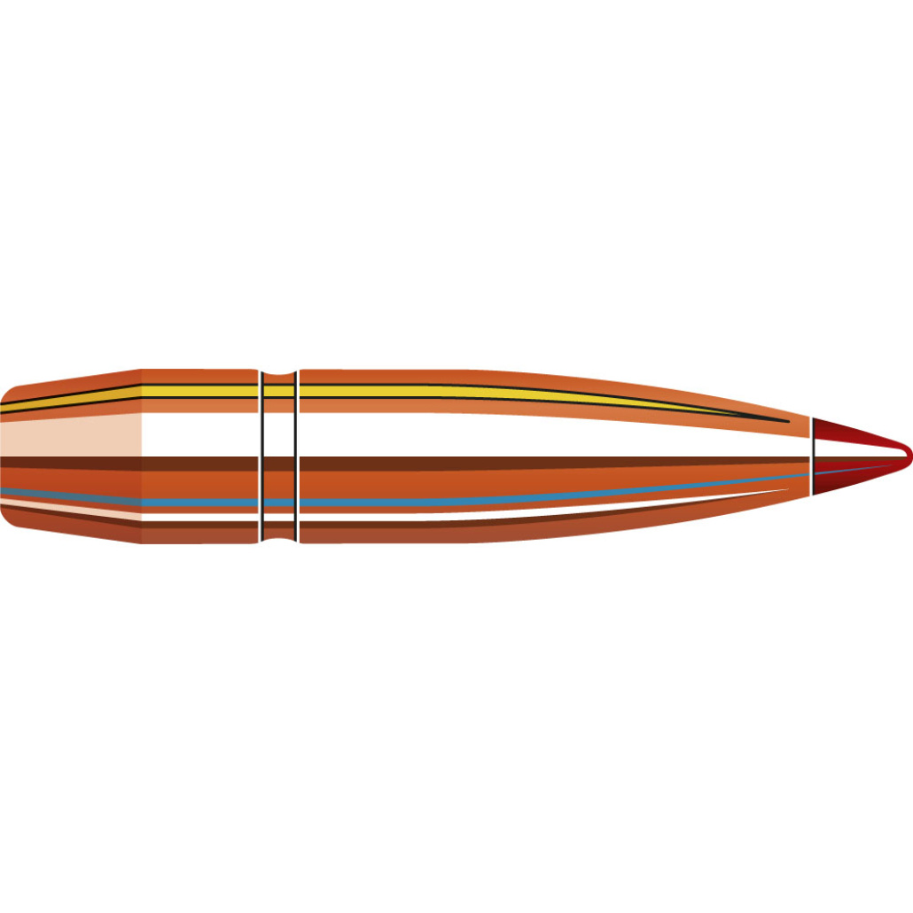Hornady CX Bullets 6mm Hornadys nya blyfria premiumkula. Optimerad för bättre precision, expansion och skottverkan även på längre avstånd.