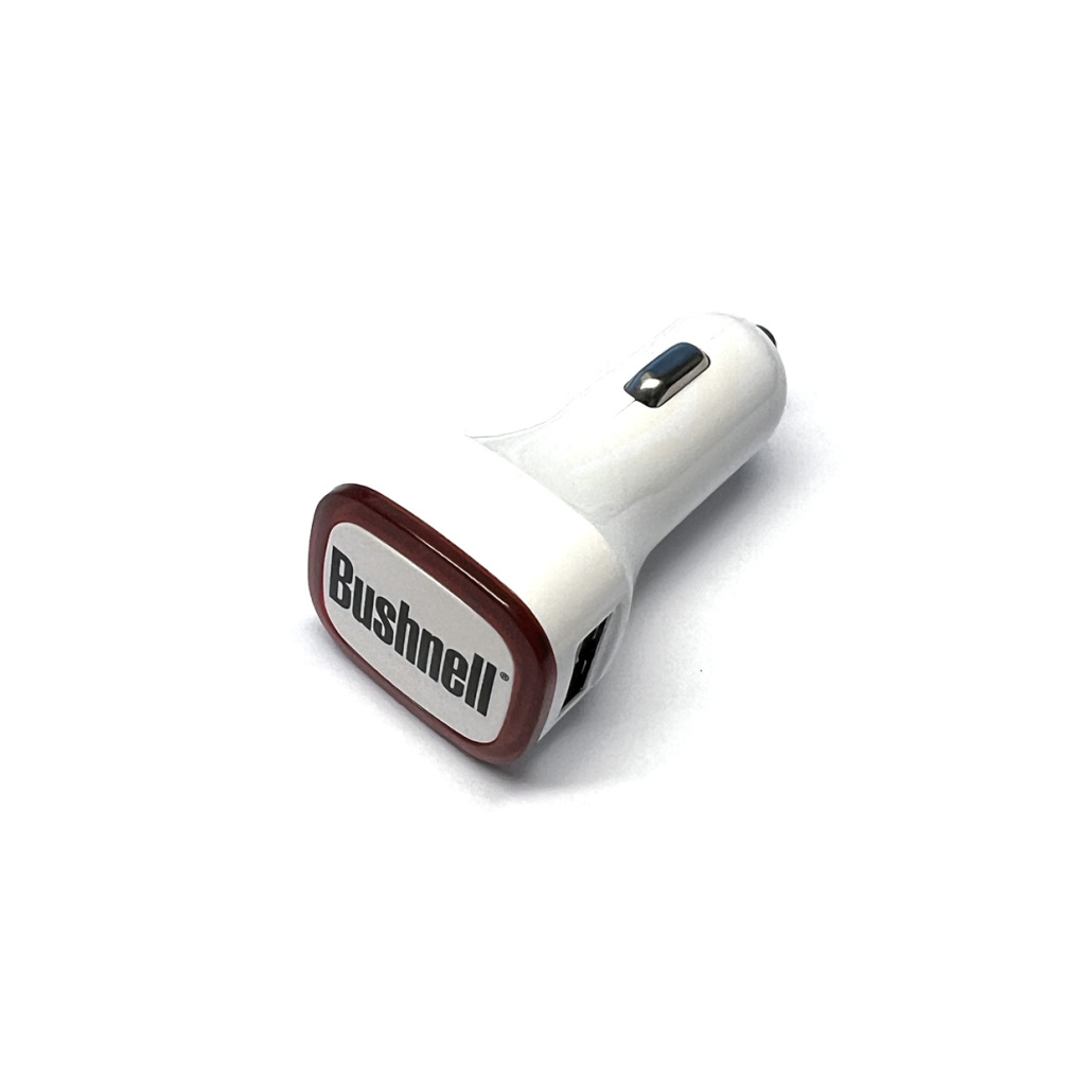 Bushnell USB laddare Bil ladda flera enheter samtidigt, inklusive smartphones, surfplattor, GPS-enheter och mycket mer.