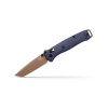 Fällkniv Benchmade 537FE-02 Bailout genial låsmekanism som av många rankas som nr. 1. Fördelarna med Axis-lock ligger i snabbheten, hållbarheten och säkerheten.