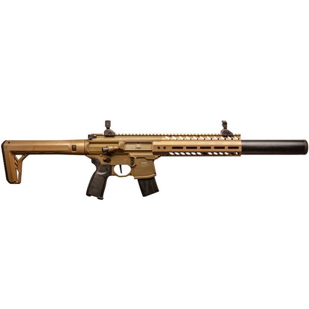 Sig Sauer MCX ASP FDE 4,5mm GEN II från samma robusta grund som föregångaren, uppdaterad med förbättrad precision, M-LOK handguard, förbättrad ergonomi mm.