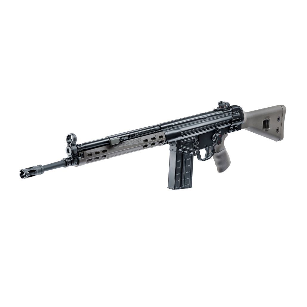 Heckler&Koch G3 GBB 6mm gasdriven och superrealistisk Heckler & Koch G3 - i Sverige mer känd som Automatkarbin 4 eller Ak4.