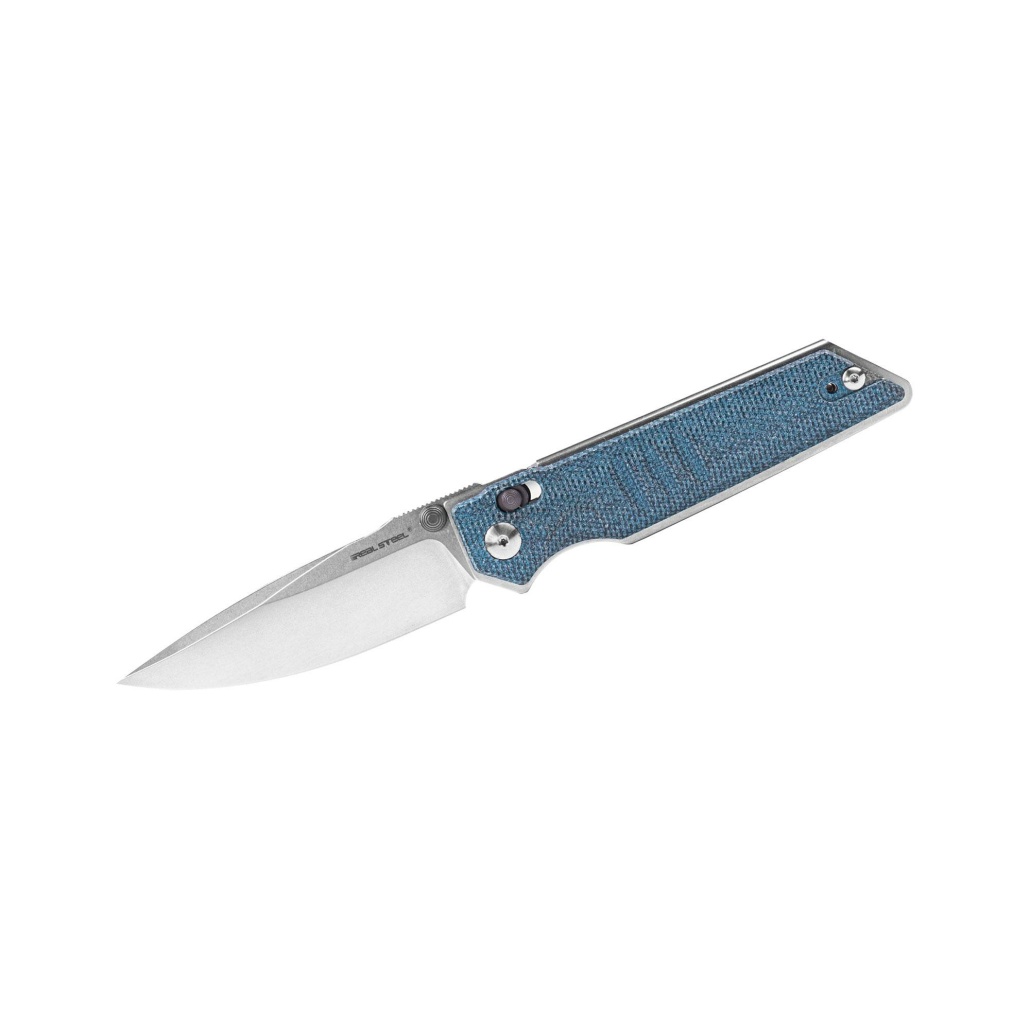 Fällkniv Blue Denim Micarta, Real Steel Sacra Hög kvalitativa knivar med en tilltalande prisbild, innovativa, extraordinär produkt kvalité, precisions tillverkning!