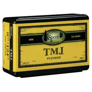 Speer TMJ RN Target It’s cleaner, more accurate and more consistent than any FMJ. Reduces fouling and airborne lead. Levereras i 100/box.