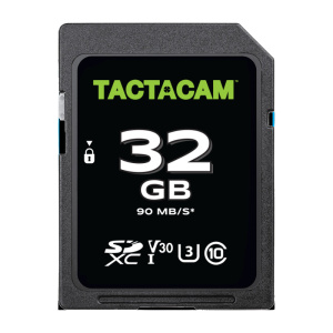 Reveal X 32 GB SD Card Tactacam Reveal 32GB SD minneskort är ett högpresterande minneskort med SDHC UHS-I 90MB/s.