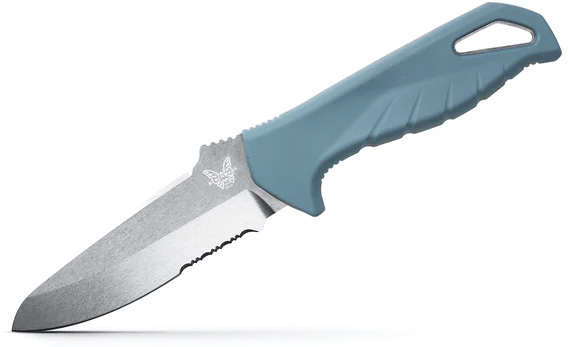 Benchmade 18040S Undercurrent är din pålitliga fasta kniv för tuff användning när du är på vattnet. Med knapptrycks lås har du snabb åtkomst till din kniv.