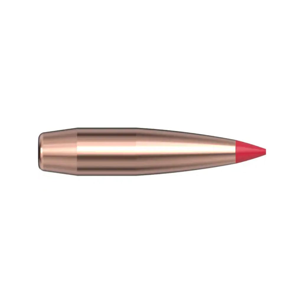 Hornady ELD-VT Bullets 22 Cal (.224) 62 gr 100/Box Dessa nya Heat Shield® spetsar ger en konsekvent BC genom kulans hela flygbana. Detta beror på att Heat Shield® materialets värmekapacitet har en smältpunkt som är ungefär 2,5 gånger högre än andra spetsar.
