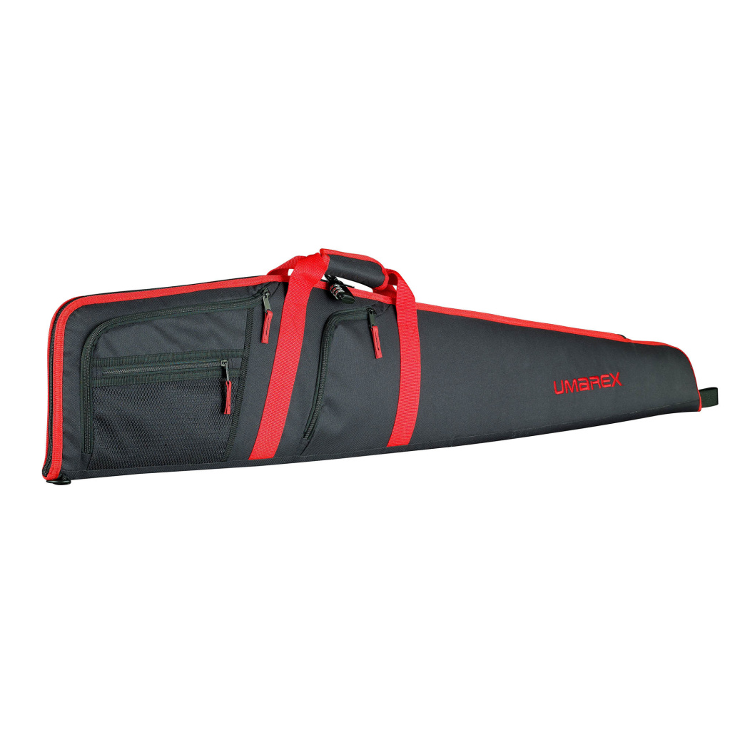 Umarex Vapen fodral Red Line Large är en nylonväska för gevär upp till 120cm. Inklusive axelrem och kombinationslås. Vikt 800Gr Totallängd 130cm.