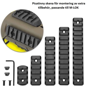 Picatinny skena 7-spår  M-LOK