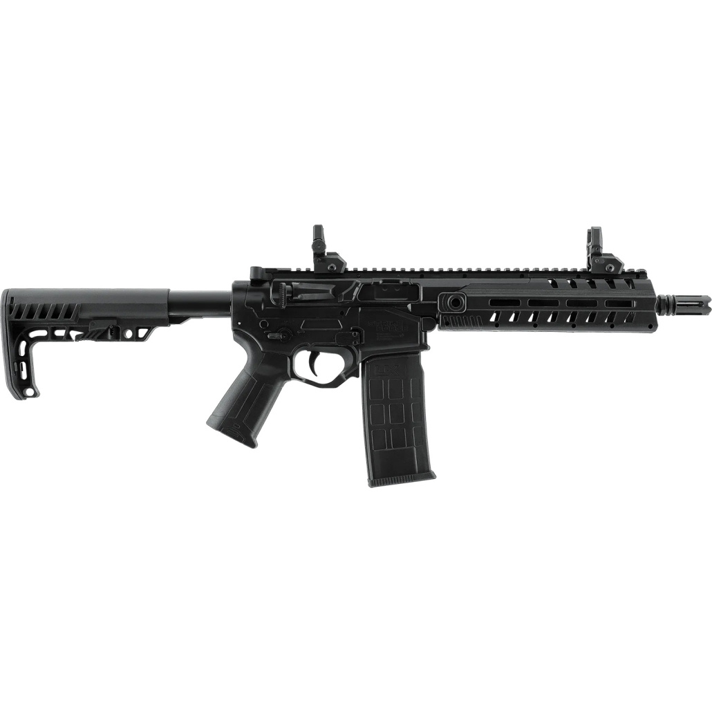 UX Strike Force Semi-Auto är ett taktiskt inspirerat och kraftfullt Co2 luftgevär, utrustat med många funktioner för den ultimata skjut upplevelsen.