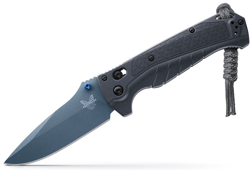 Benchmade 18060BT-01 Adira Den mörka varianten. Tillverkad för alla uppgifter i våta miljöer, från att förbereda beten till att kapa linor och rensa småfisk