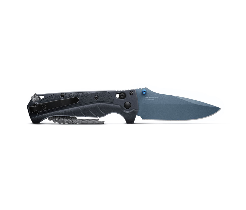 Benchmade 18060BT-01 Adira Den mörka varianten. Tillverkad för alla uppgifter i våta miljöer, från att förbereda beten till att kapa linor och rensa småfisk