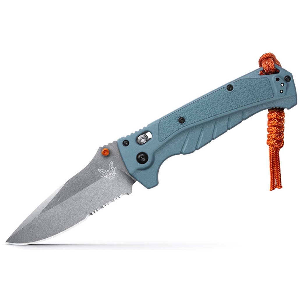 Benchmade 18060S Adira en robust fällkniv för användning i våta miljöer - från betesförberedelser till att kapa linor och dela små fiskar, Made in USA!