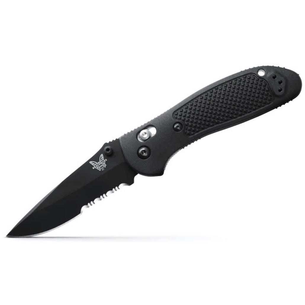 Benchmade 551SBK-S30V Griptilian en Mel Pardue-klassiker. En kniv något utöver det vanliga CPM-S30V rostfritt stålblad en kniv med allsidig funktionalitet, Made in USA!