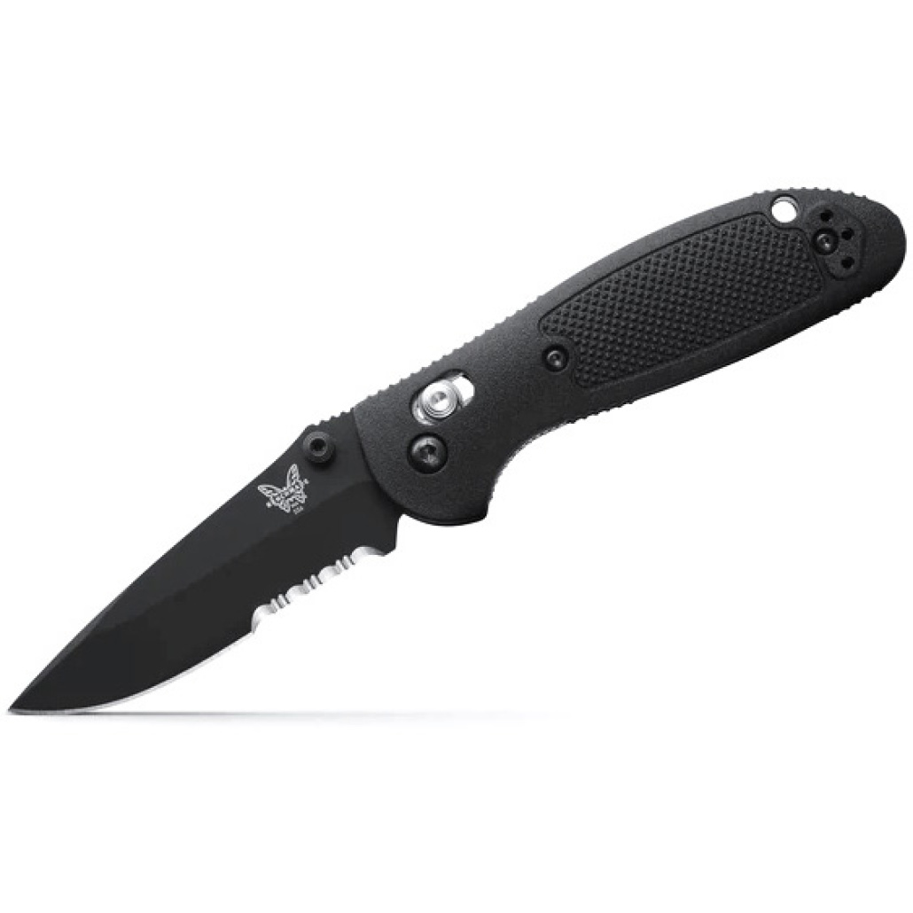 Benchmade 556SBK-S30V Mini Griptilian designad av den legendariske Mel Pardue, en mångsidig fickkniv, ergonomisk komfort och kontroll! Made in USA!