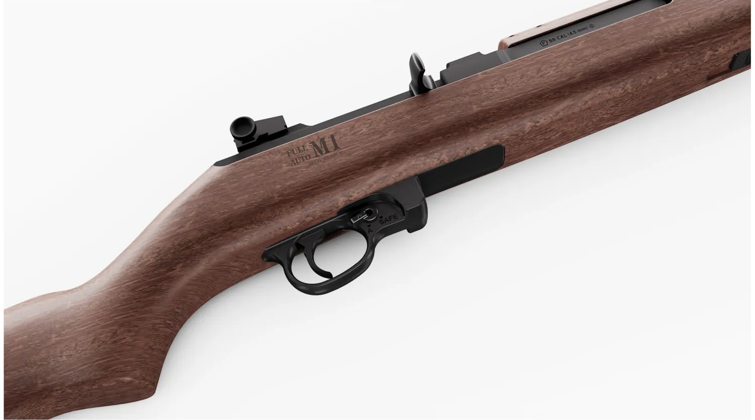 Crosman M1 Full Semi Auto en revolutionerande blandning av klassisk design och modern innovation. Inspirerad av det ikoniska M1-geväret!