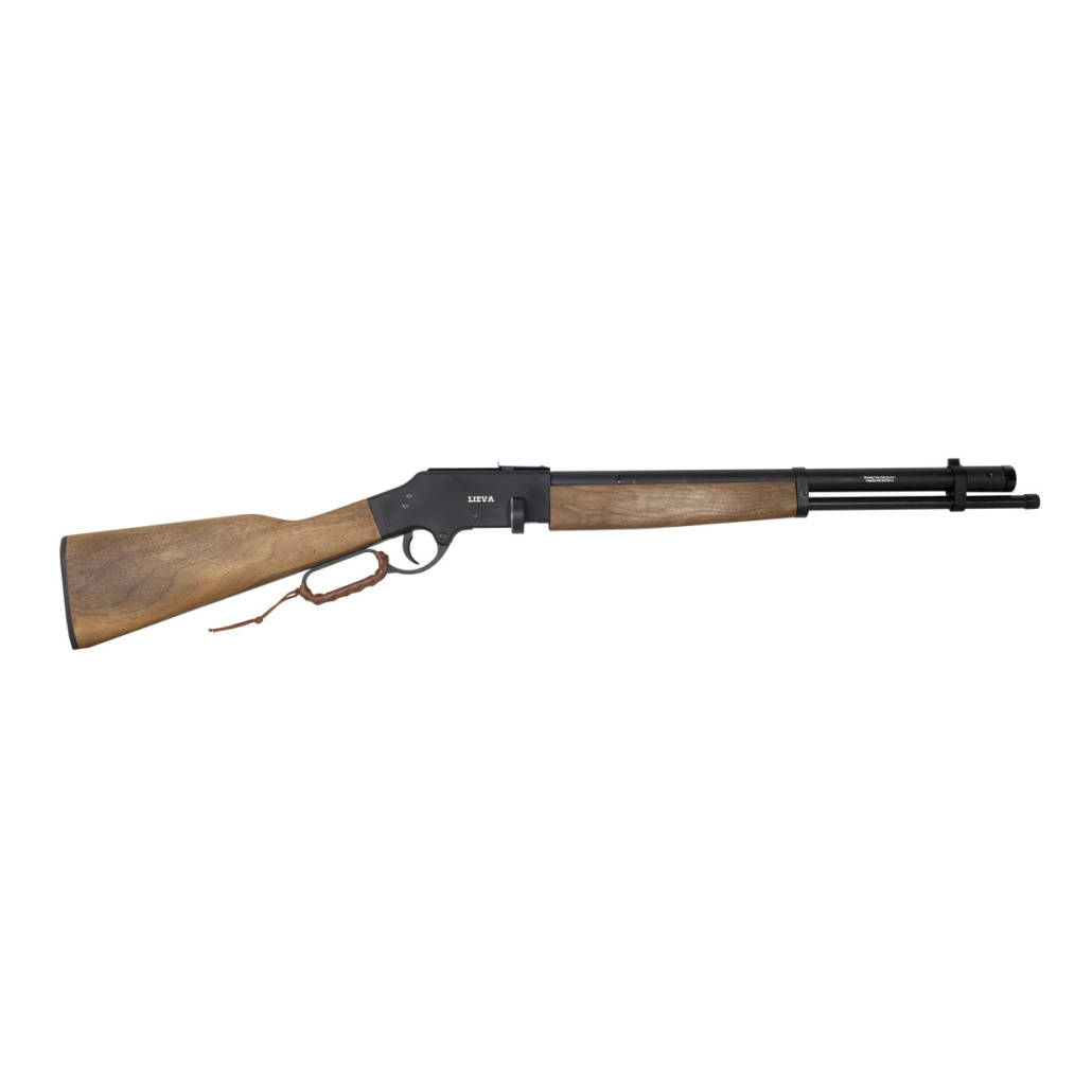 Reximex Lieva PCP 5.5mm kombinerar precision, kraft och stil. Unikt gevär med Lever Action. Bygelrepetern går snabbt att skjuta med tack vare sitt magasin!