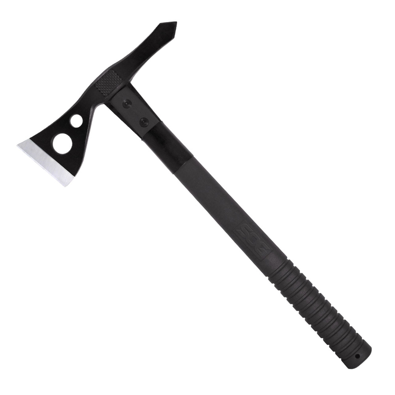 SOG Professional Tactical Tomahawk är baserad på Vietnam Tomahawk, Buren i ett nylonhölje är detta ett universalverktyg för den moderna människan.