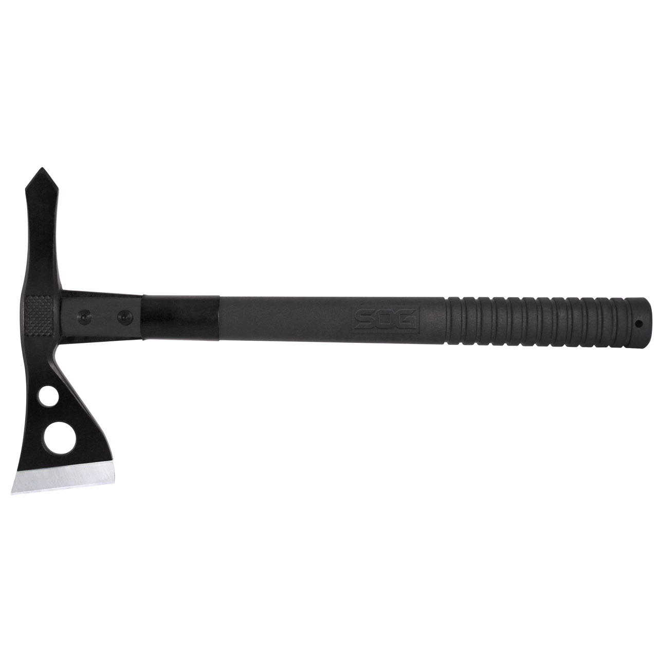 SOG Professional Tactical Tomahawk är baserad på Vietnam Tomahawk, Buren i ett nylonhölje är detta ett universalverktyg för den moderna människan.