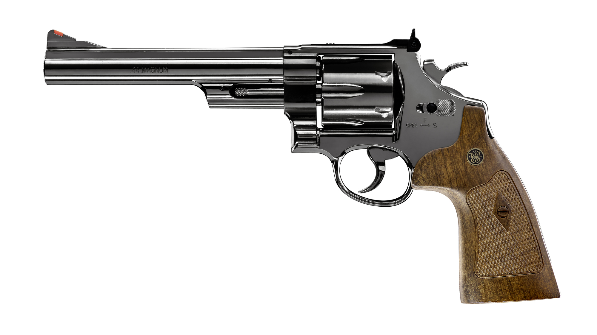Smith&Wesson M29 6.5" CO2 4.5mm Diaboler en riktig klassiker. Revolvern är tillverkad i metall och finns med två olika piplängder.