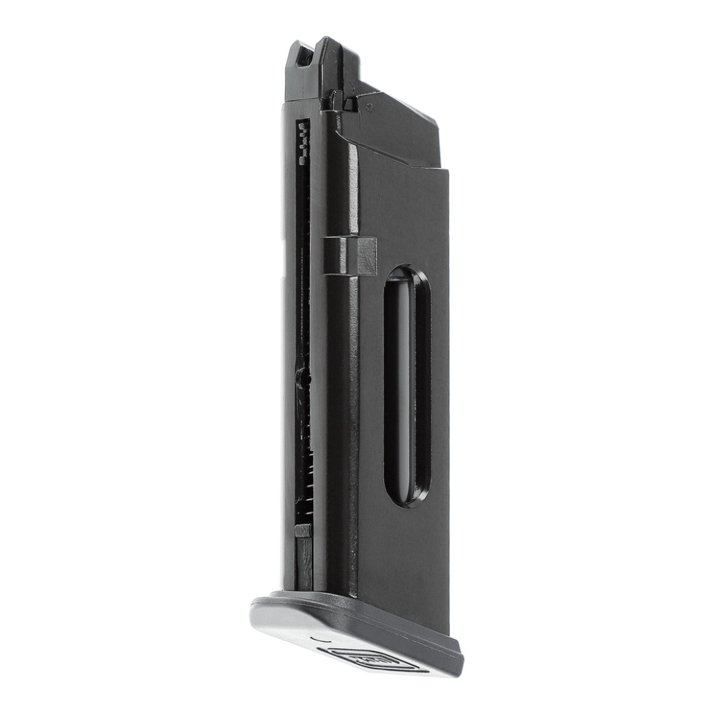 Glock Magasin 17 Gen5 MOS CNC som passar till Glock 17 Gen5 (FP5.8450) Kaliber 4,5 mm (.177) Steel BB Stålrundkulor Magasinkapacitet 17 skott