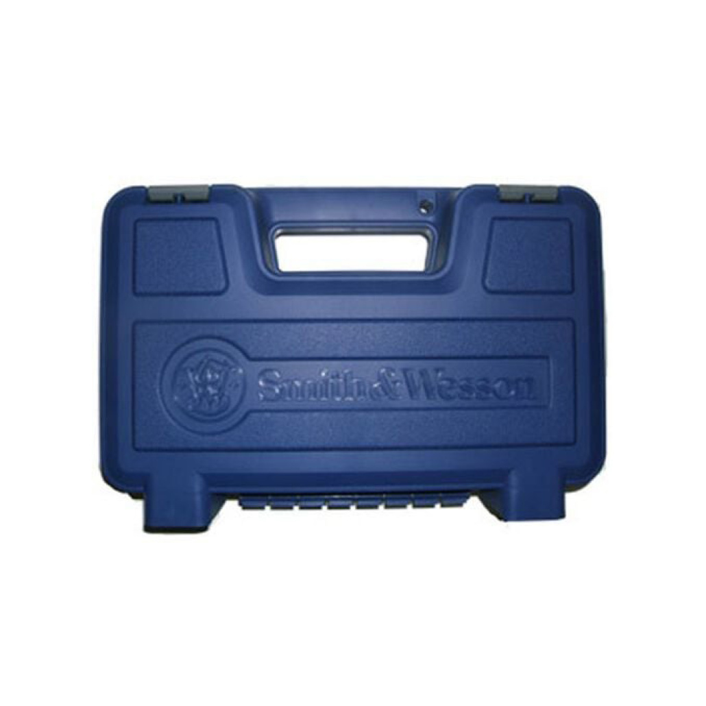 Smith&Wesson Plastic Handgun Case SM 6" med foam/vaddering, rejäl konstruktion!Dubbla snäpplås samt en låspunkt för hänglås! Passar vapen upp till 6″ pipa.