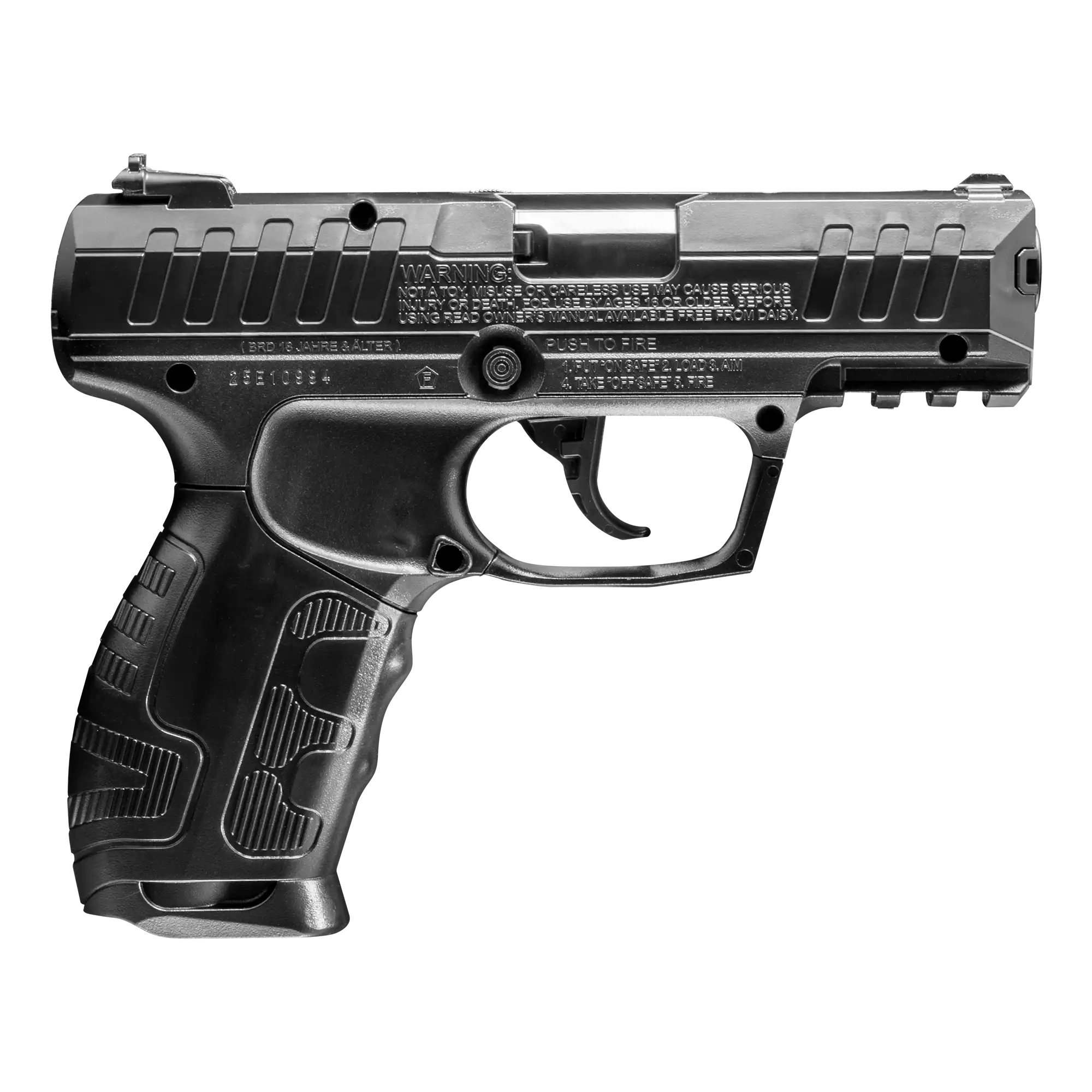 Daisy Model 426 Powerline Co2 BB´s En trevlig luftpistol för nybörjare eller lite yngre skyttar, pålitlig enkel konstruktion för plinking, 15 bb kulor i magasinet ger mer konsekvent skytte, manuell säkring!