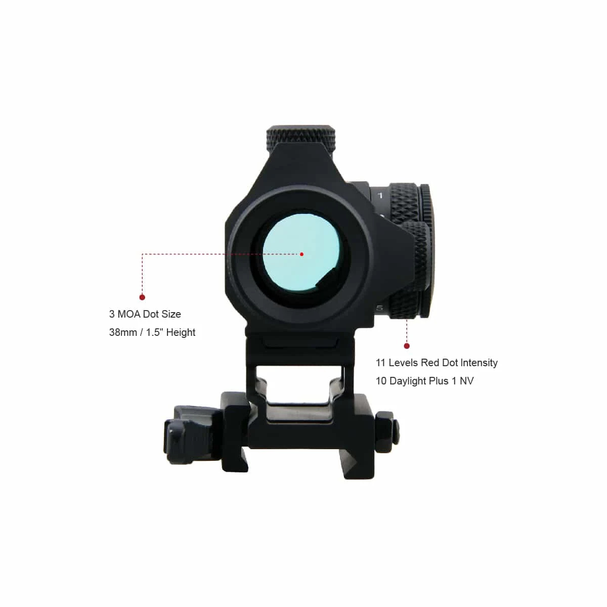 Vector Optics Maverick 1x22 Gen II Ett kompakt, robust samt lågvikts sikte designat för taktiskt skytte samt även lämpligt för jakt och sport skytte där det krävs snabba skott på rörliga mål i snabb följd!