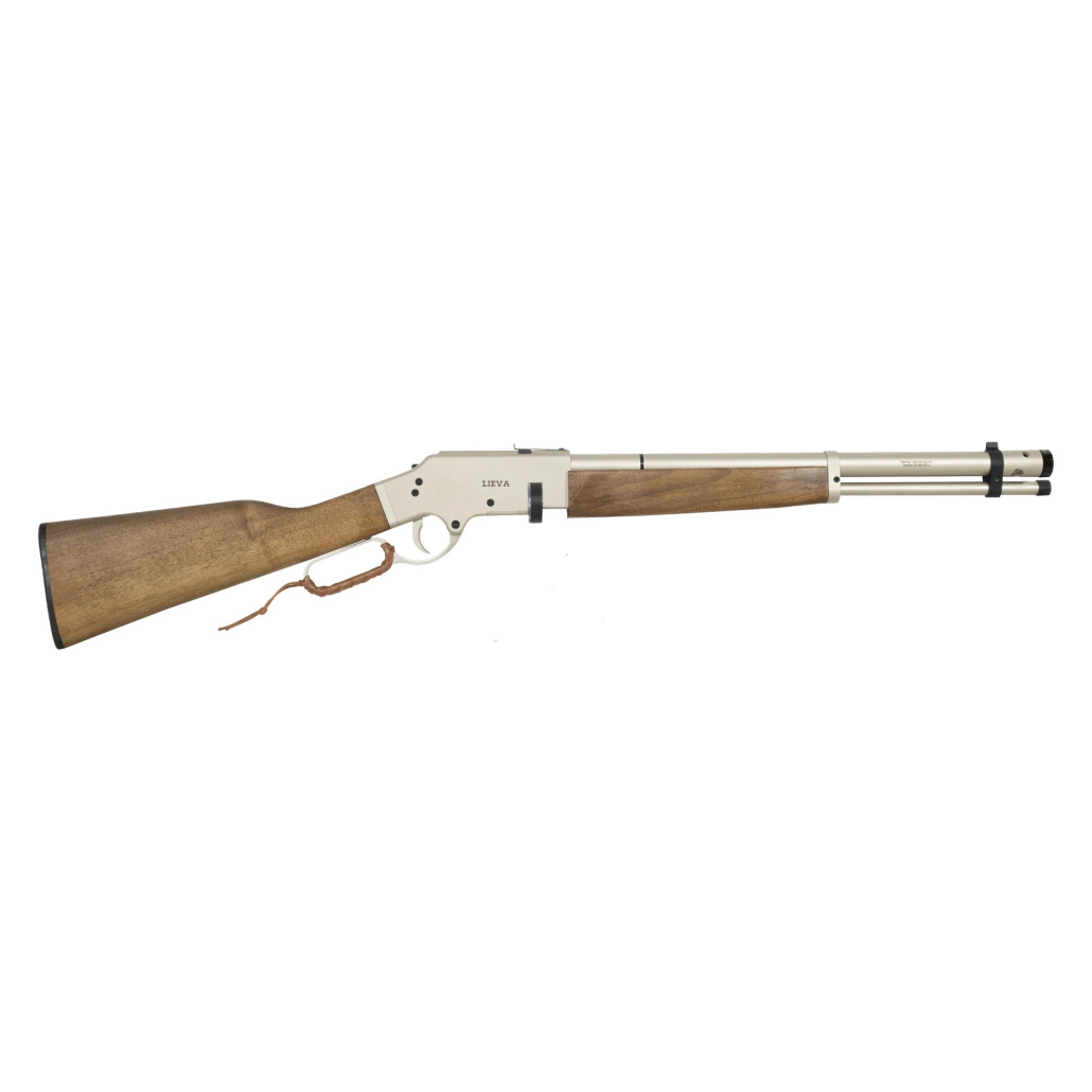 Reximex Lieva Silver PCP 5.5mm ett innovativ och mångsidig luftgevär som kombinerar precision, kraft och stil. Unikt gevär med Lever Action. Bygelrepetern går snabbt att skjuta med tack vare sitt magasin. 